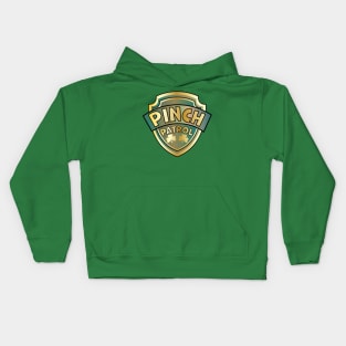 Pinch Patrol Badge St. Patrick's Day Lucky Shamrock Kids Hoodie